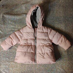 Wonder Nation Kid Girl Jacket Hood Size 12 Months Pink